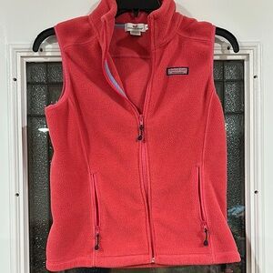 Vineyard Coral Fleece Vest